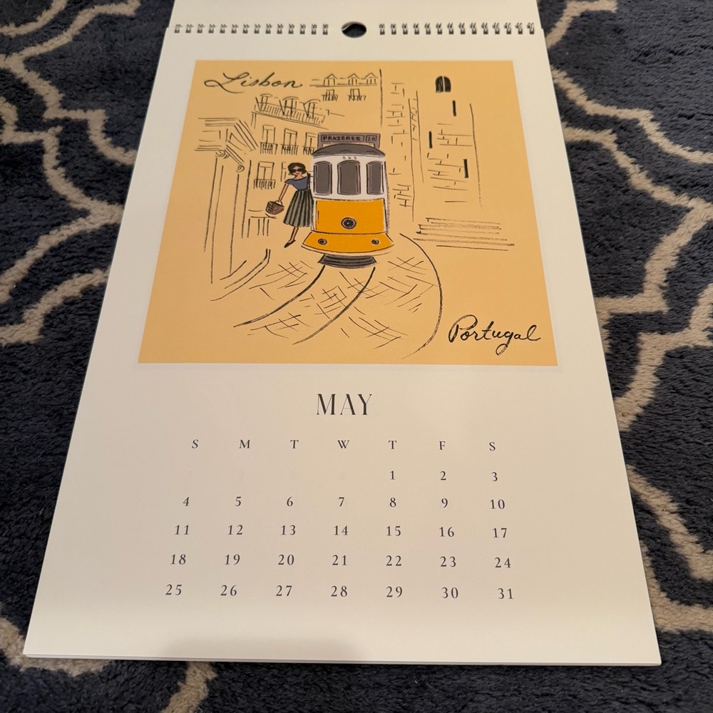 Rifle Paper Co. Travel Sketchbook Calendar - Picture 6 of 13
